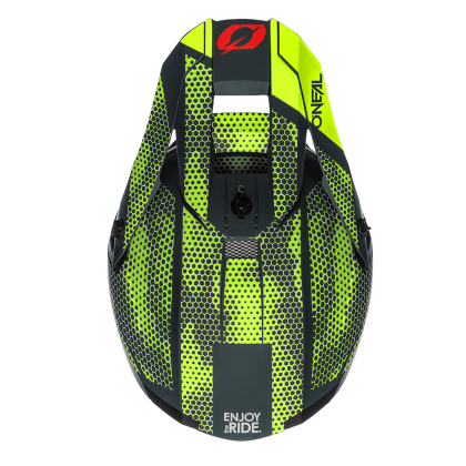 Casca motocross O'NEAL 5SERIES COVERT CHARCOAL/NEON GALBEN