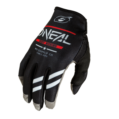 Motocross Gloves O'NEAL MAYHEM SQUADRON V.22-BLACK/GRAY