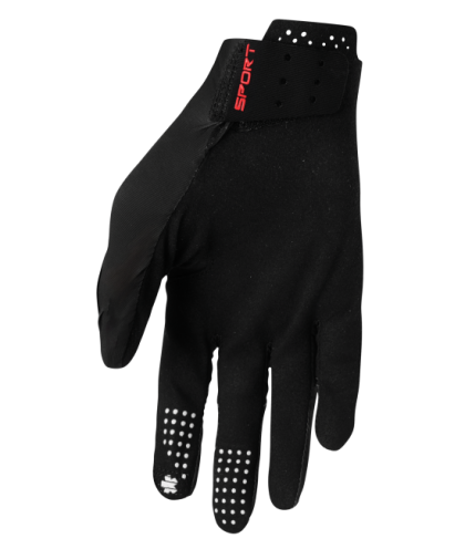 Motocross gloves THOR SPORTMODE RIOT BLACK