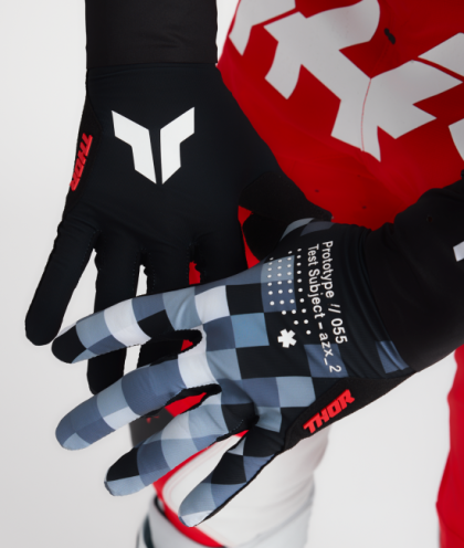 Motocross gloves THOR SPORTMODE RIOT BLACK