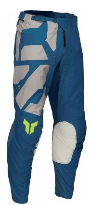 Children's motocross breeches THOR LAUNCH FORGE BLUE