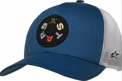 Căciulă cu vizor ALPINESTARS TRUCKER GAMBIT BL/WHT