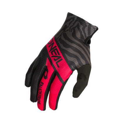 Motocross gloves O'NEAL MATRIX SHOCKER BLACK/RED V.25