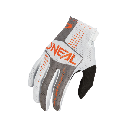 Motocross Gloves O'NEAL MATRIX SPLIT GRAY/ORANGE V.25