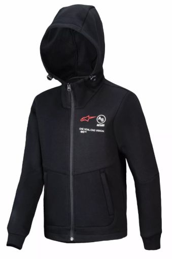 Geaca softshell pentru copii ALPINESTARS Racer MX FLEECE BLACK