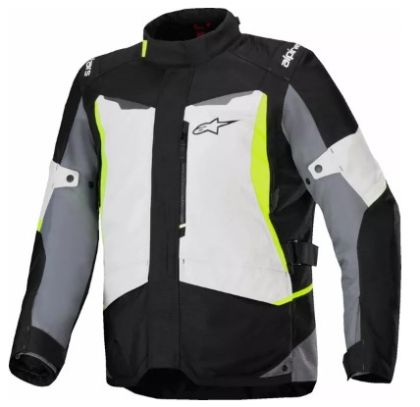 ALPINESTARS ST-1 WP Textile Motorcycle Jacket GRY/BLK/YEL