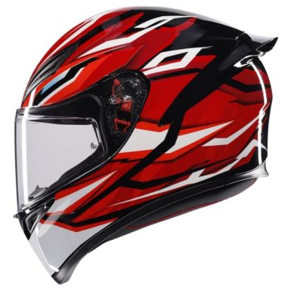 КАСКА AGV K1 S LION BLACK/RED/WHITE