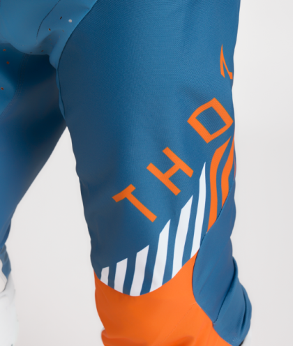 Motocross breeches THOR LAUNCH ZONE BLUE/ORANGE