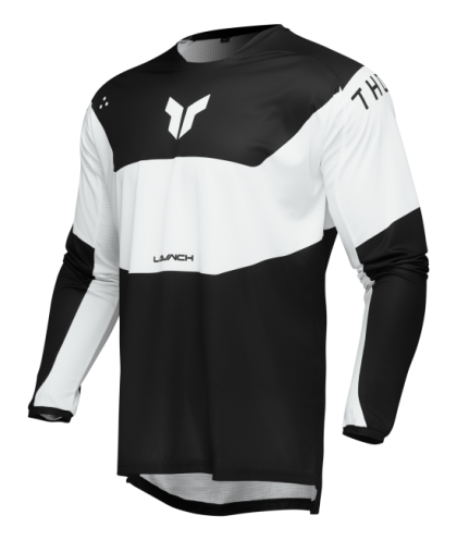 Motocross Jersey THOR LAUNCHMODE STORM BLACK