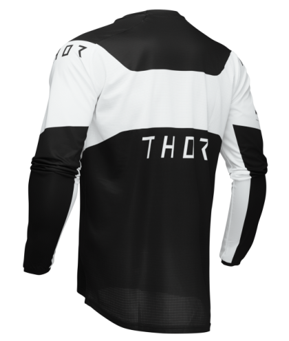 Motocross Jersey THOR LAUNCHMODE STORM BLACK