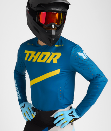 Мотокрос джърси THOR SPORTMODE BRAVE BLUE