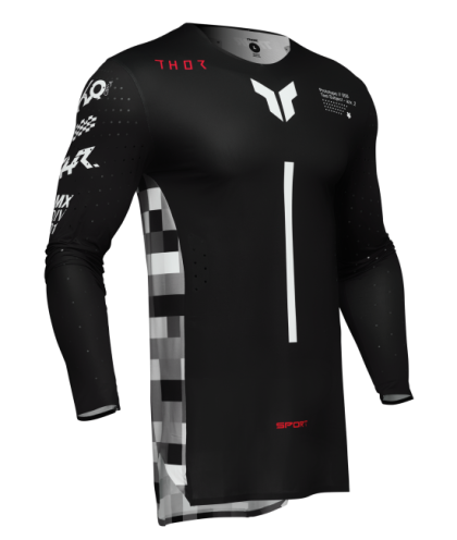 Мотокрос джърси THOR SPORTMODE RIOT BLACK/RED