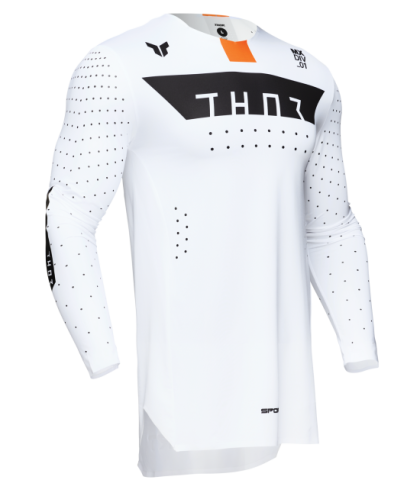 Мотокрос джърси THOR SPORTMODE ROUGE WHITE/ORANGE