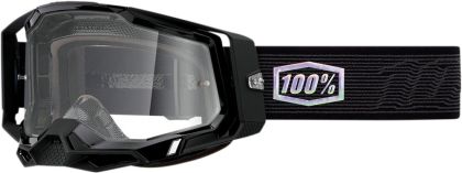 Ochelari Motocross 100% RACECRAFT 2 TOPO BLACK TRANSPARENT