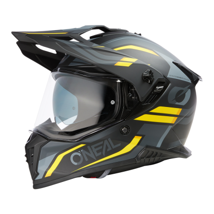 Helmet O'NEAL A-SRS SPIKE BLACK/GRAY/YELLOW