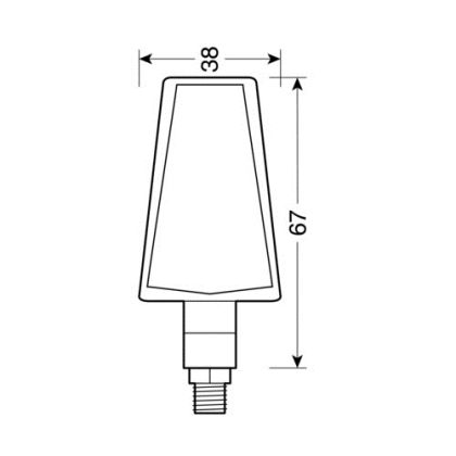 LED мигачи DUKE BLACK – 90076