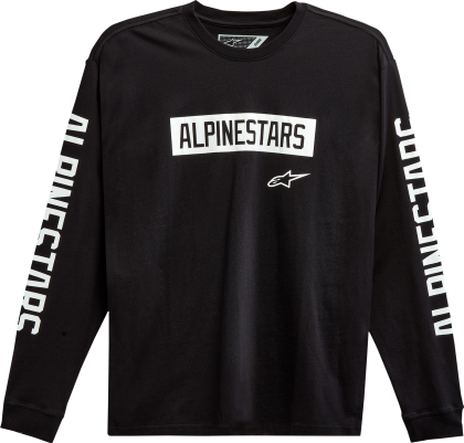 Мото тениска ALPINESTARS TEE LS AUTHENTIC BLACK