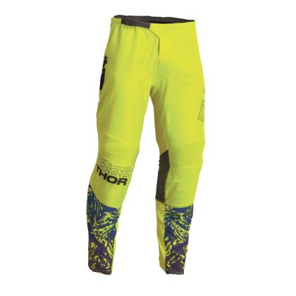 Motocross breeches THOR SECTOR ATLAS ACID/BLUE