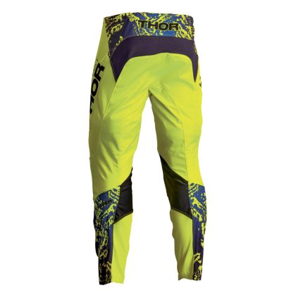 Pantaloni de motocross THOR SECTOR ATLAS ACID/BLUE