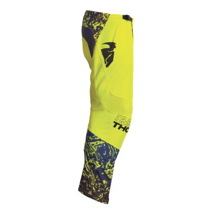 Pantaloni de motocross THOR SECTOR ATLAS ACID/BLUE