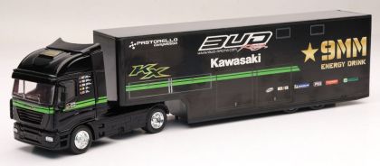 Камион играчка BUD RACING KAWASAKI 1:43