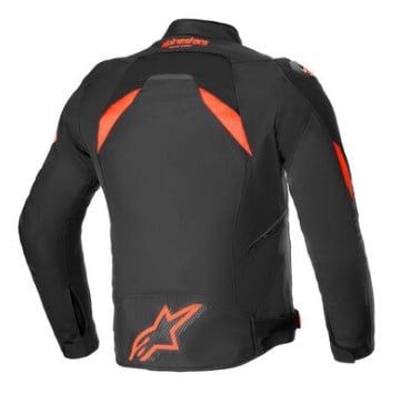 Motorcycle jacket ALPINESTARS T-GP R V3 BLACK/FLUO RED