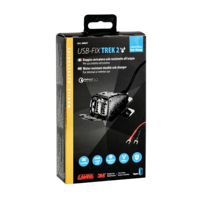 Зарядно устойчиво Usb-Fix Trek2 Ultra Fast Charge - 5400 mA - 12/24V 38827