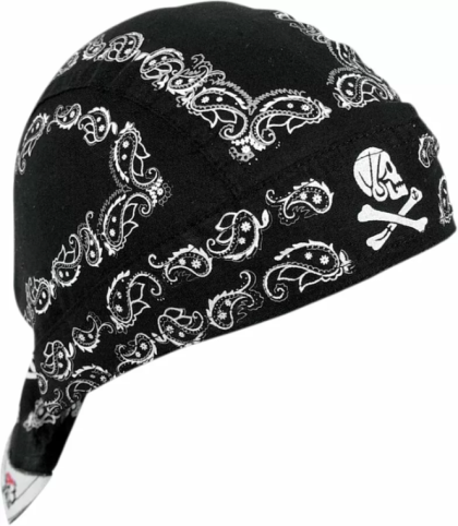 Кърпа за глава FLYDANNA  BLACK PAISLEY