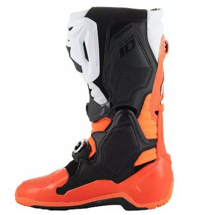 Μπότες μοτοκρός ALPINESTARS TECH 10 ENDURO ΠΟΡΤΟΚΑΛΙ FLUO/ΜΑΥΡΟ/ΛΕΥΚΟ