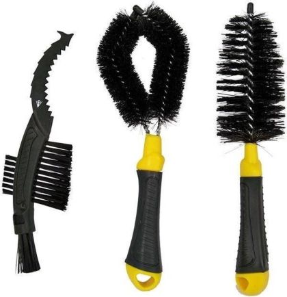 Set of 3 cleaning brushes