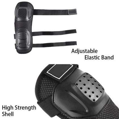 Set of 4 motorcycle protective armrests and knee pads