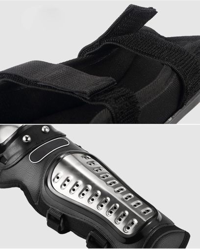 Set of 4 reinforced motorcycle protective elbow and knee pads