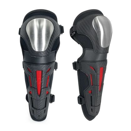 Set de 4 coturi și genunchiere de protecție ranforsate pentru motociclete
