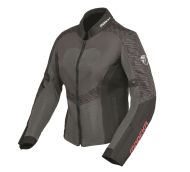 Geaca moto de vara de dama Modeka Emma Air Gri Inchis