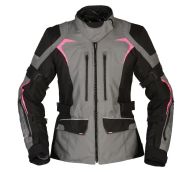 Geaca moto dama Modeka Elaya Gri/Negru