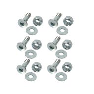 Set de șuruburi și piulițe pentru pinion RFX M8 x 30 mm - 6 bucăți