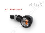 Indicatoare LED pentru motociclete BARRACUDA S-LED 3 B-LUX NEGRU