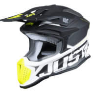 Κράνος Motocross Just1 J-18 F Hexa Fluo Κίτρινο/Μαύρο/Λευκό