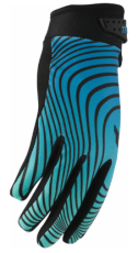 Γάντια μοτοκρός THOR LAUNCHMODE IDENTITY ΓΑΛΑΖΙΟ/ΜΑΥΡΟ