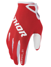 Γάντια μοτοκρός THOR RIDEMODE ΣΤΑΤΙΚΟ ΚΟΚΚΙΝΟ