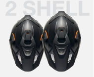 Адвенчър каска NEXX  Y.TRAVL QUEST BLACK RED 