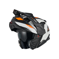 Адвенчър каска NEXX X.LIFECOUNTRY TERRA WHITE/ORANGE