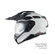 Адвенчър каска NEXX X.WED3 PLAIN WHITE