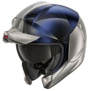 Urban helmet SHARK EVOJET DUAL BLUE/SILVER