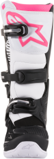 Дамски мотокрос ботуши ALPINESTARS Stella Tech 3 BLACK/WHITE/PINK