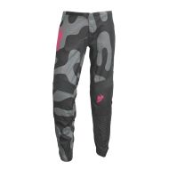 Women's motocross breeches THOR WOMEN'S SECTOR DISGUISE GRAY/PINK