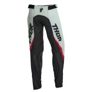 Women's motocross breeches THOR WOMENS PULSE REV BLACK/LIGHT MINT