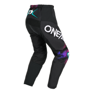 Women's Motocross Breeches O'NEAL ELEMENT VOLTAGE BLACK/MULTI