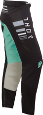 Women's Motocross Breeches THOR PRIME BLAZE BLACK/TEAL