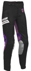Women's motocross breeches THOR WMN LAUNCHMODE BLEACH BLK/ORCH